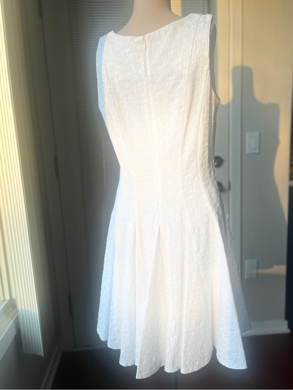 Eliza J White Lace Fit-and-Flare Mini Dress - Picture 4 of 6
